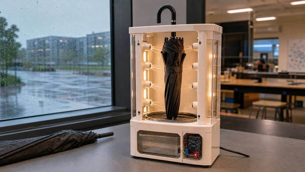 基于 Arduino 的雨伞快速烘干机项目资料配图